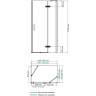 Душевой уголок WASSERKRAFT ALLER BLACK 10H06RBLACK 120x80 см
